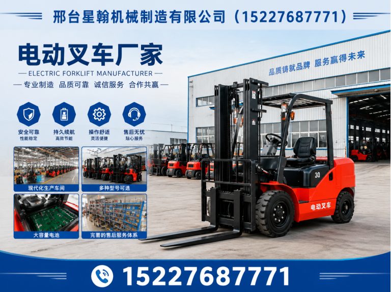 隆尧县电动叉车厂家展示图